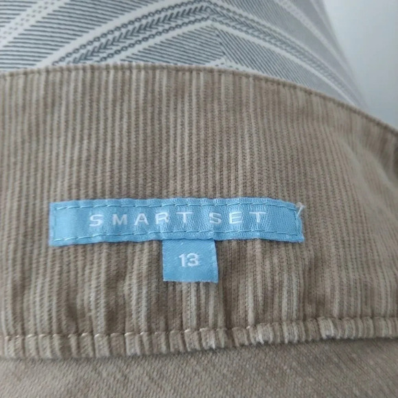 Smart Set Tan Corduroy Skirt, A-Line, 13 - Picture 5 of 5